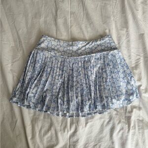 Laura Ashley Blue and White Floral Mini Skirt